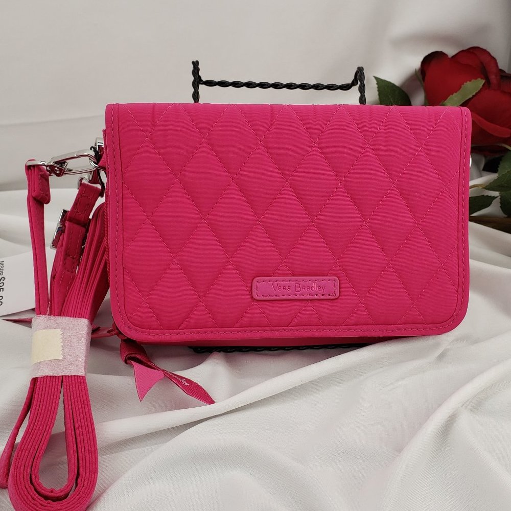 VB RFID 3-in-1 Crossbody in Fuchsia NWT - Picture 2 of 4